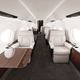 Illustration for article titled New Gulfstream jets flight deck looks like a sci-fi spaceship cockpit